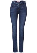 Casual Fit indigo Jeans mid indigo random wash