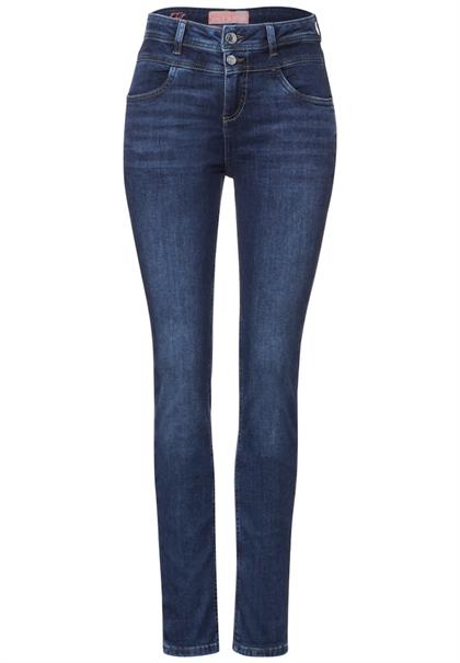 Casual Fit indigo Jeans mid indigo random wash