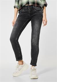 Casual Fit Jeans black denim washed