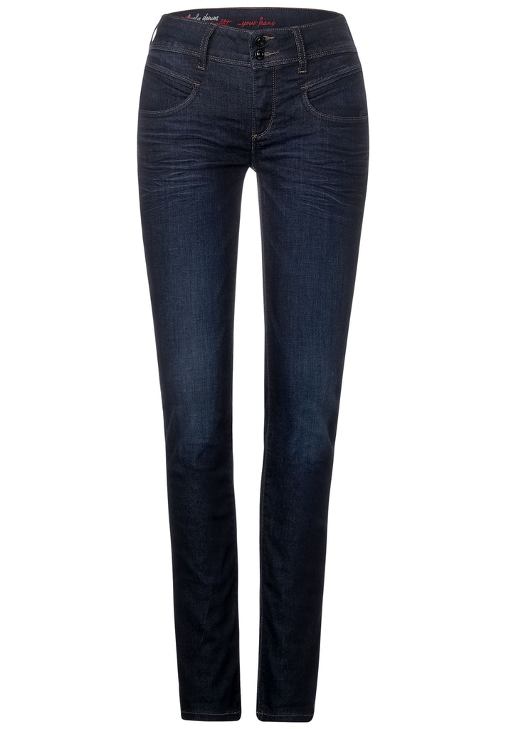 Street One Damen Jeans A373465 Blue Soft Wash - größe