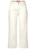 Casual Fit Jeans Culotte ecru denim wash