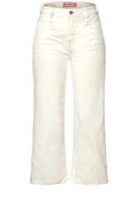 Casual Fit Jeans Culotte ecru denim wash