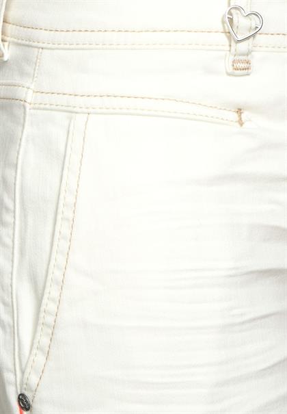 Casual Fit Jeans Culotte ecru denim wash