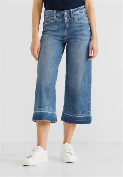 Casual Fit Jeans Culotte sky blue wash