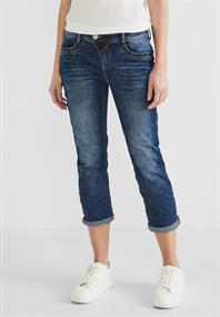 Casual Fit Jeans in 3/4 brilliant indigo wash