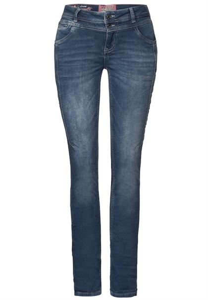 Casual Fit Jeans knitted mid indigo wash