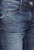 Casual Fit Jeans mid blue used wash