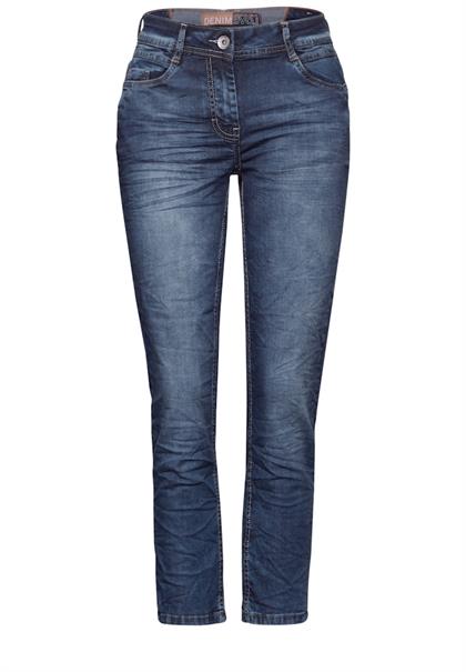 Casual Fit Jeans mid blue used wash