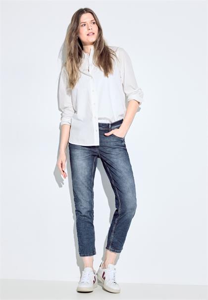 Casual Fit Jeans mid blue used wash