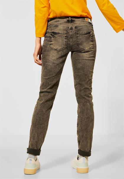 Casual Fit Jeans nu sand black denim overdye