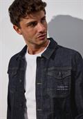 Casual Fit Jeansjacke dark blue rinsed wash