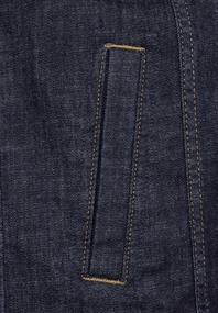 Casual Fit Jeansjacke dark blue rinsed wash