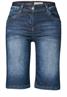 Casual Fit Jeansshorts mid blue used wash