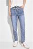 Casual Fit Joggpants light blue used wash