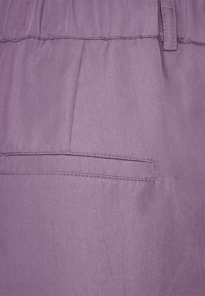 Casual Fit Lyocell Hose dark dull lilac