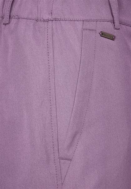 Casual Fit Lyocell Hose dark dull lilac