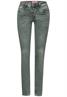 Casual Fit mit Slim Legs light bassy olive random wash