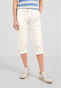 Casual Fit Papertouch Hose vanilla white