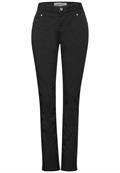 Casual Fit Twill Hose black