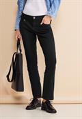 Casual Fit Twill Hose black