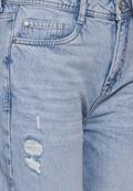 Casual Fit used Jeans light blue destroyed