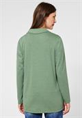 Casual Longblazer washed olive melange