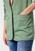 Casual Longblazer washed olive melange