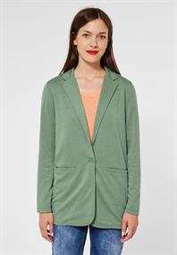 Casual Longblazer washed olive melange
