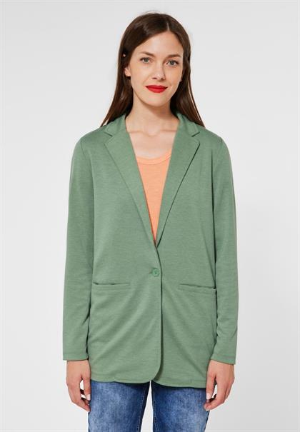 Casual Longblazer washed olive melange