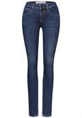 Casual Slim Fit Jeans dark indigo blue washed
