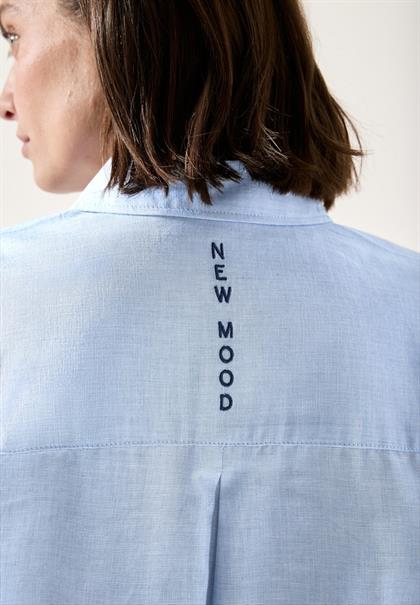 Chambray Bluse blouse blue