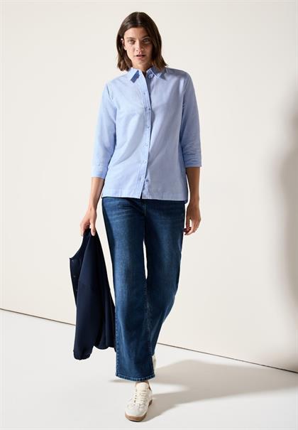Chambray Bluse blouse blue