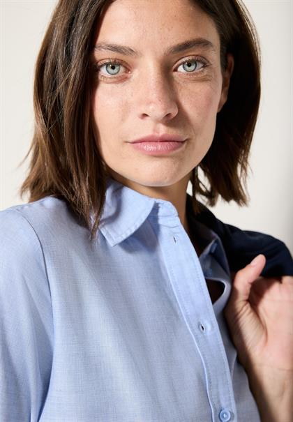 Chambray Bluse blouse blue