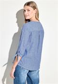 Chambray Bluse linen chambray blue