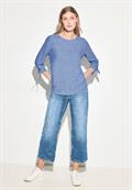 Chambray Bluse linen chambray blue