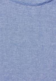 Chambray Bluse linen chambray blue