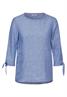 Chambray Bluse linen chambray blue