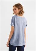 Chambray Bluse original blue