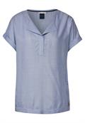 Chambray Bluse original blue