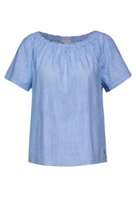 Chambray Bluse original blue