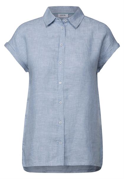Chambray Leinenbluse chambray forever blue
