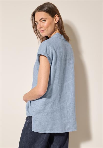 Chambray Leinenbluse chambray forever blue