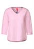 Chambrée V-Neck Bluse soft pink