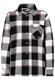 check: black-offwhite-warm grape
