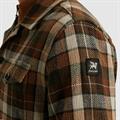 Check Matt Weave pecan brown
