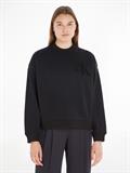 CHENILLE CK CREWNECK ck black