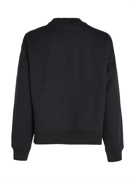 CHENILLE CK CREWNECK ck black