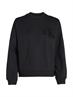 CHENILLE CK CREWNECK ck black