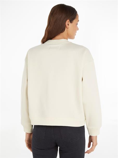 CHENILLE CK CREWNECK eggshell