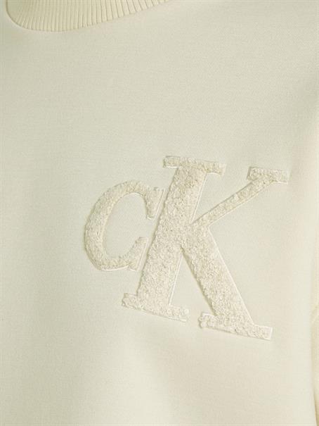CHENILLE CK CREWNECK eggshell